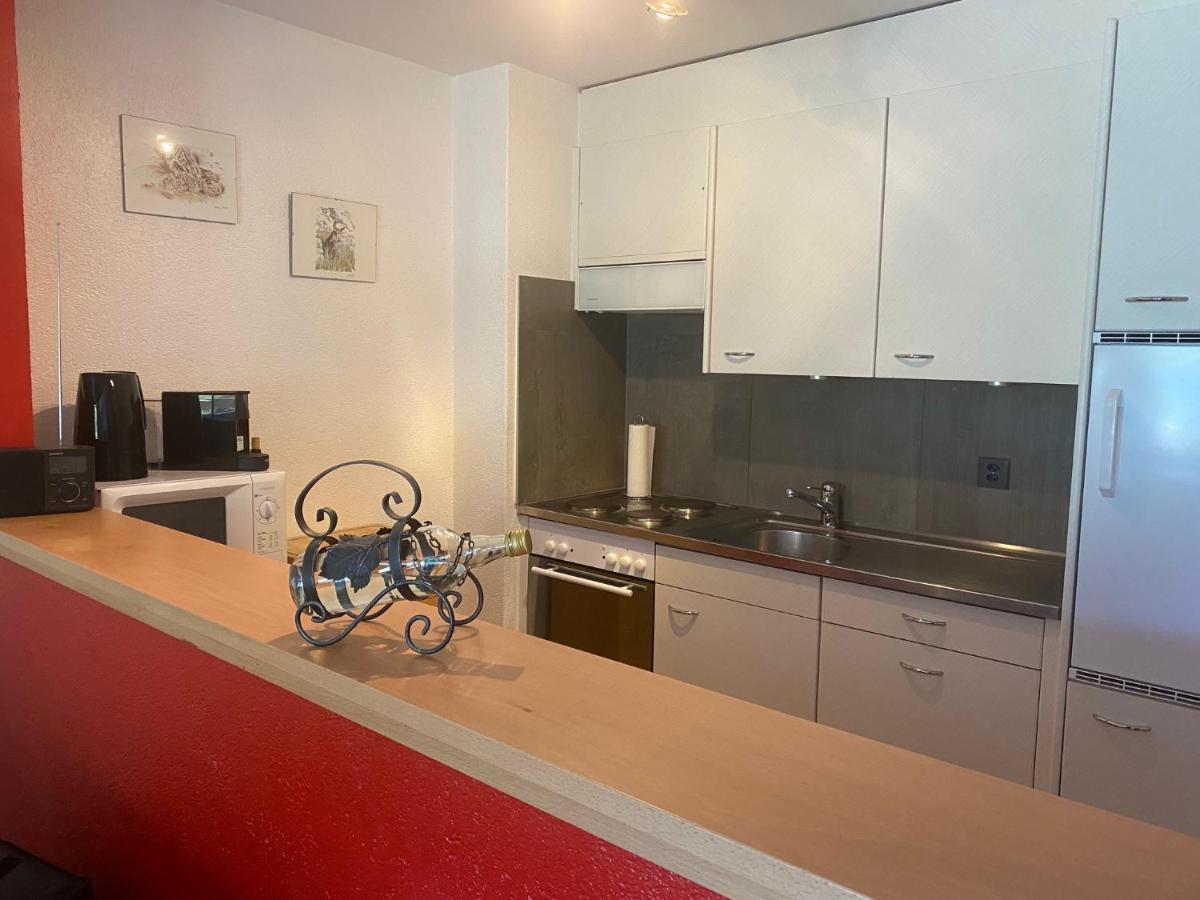 2,5 Pces Accueillant Comme A La Maison Leukerbad Buitenkant foto