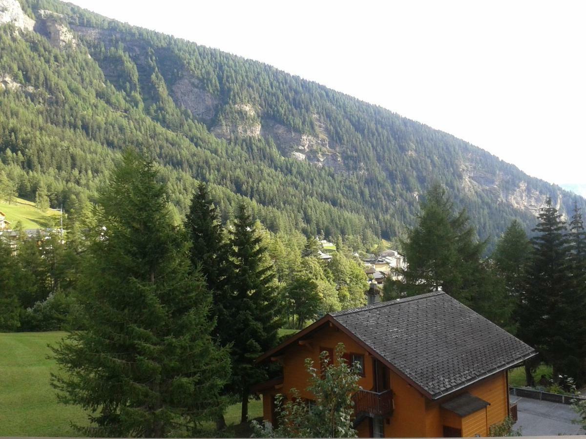 2,5 Pces Accueillant Comme A La Maison Leukerbad Buitenkant foto